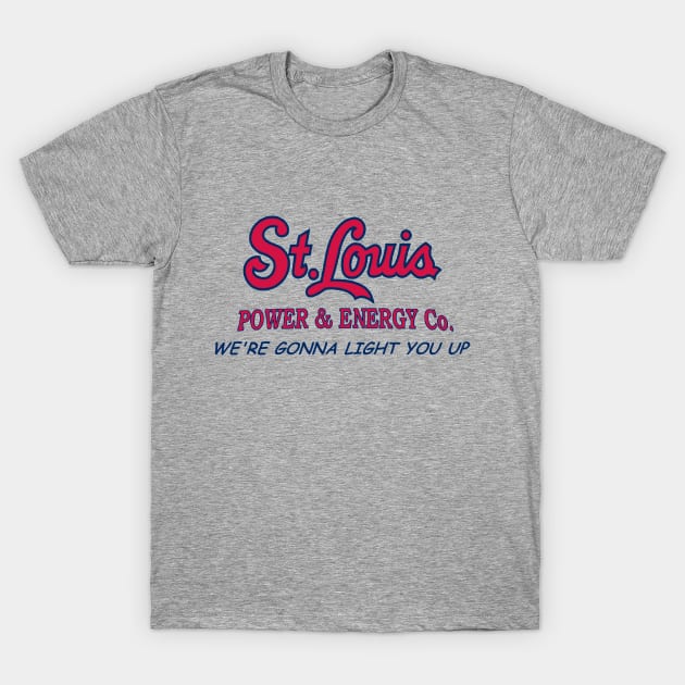 St. Louis Power and Energy T-Shirt by BaseballMagic